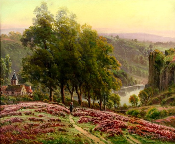 Tableau de Gaston ANGLADE XIXe-photo-2