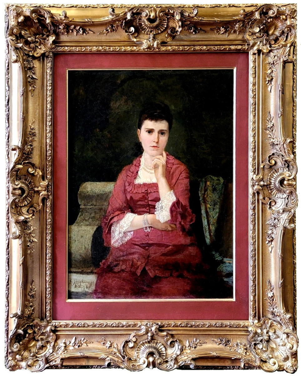 19th Century Painting By Carl Jungheim German School