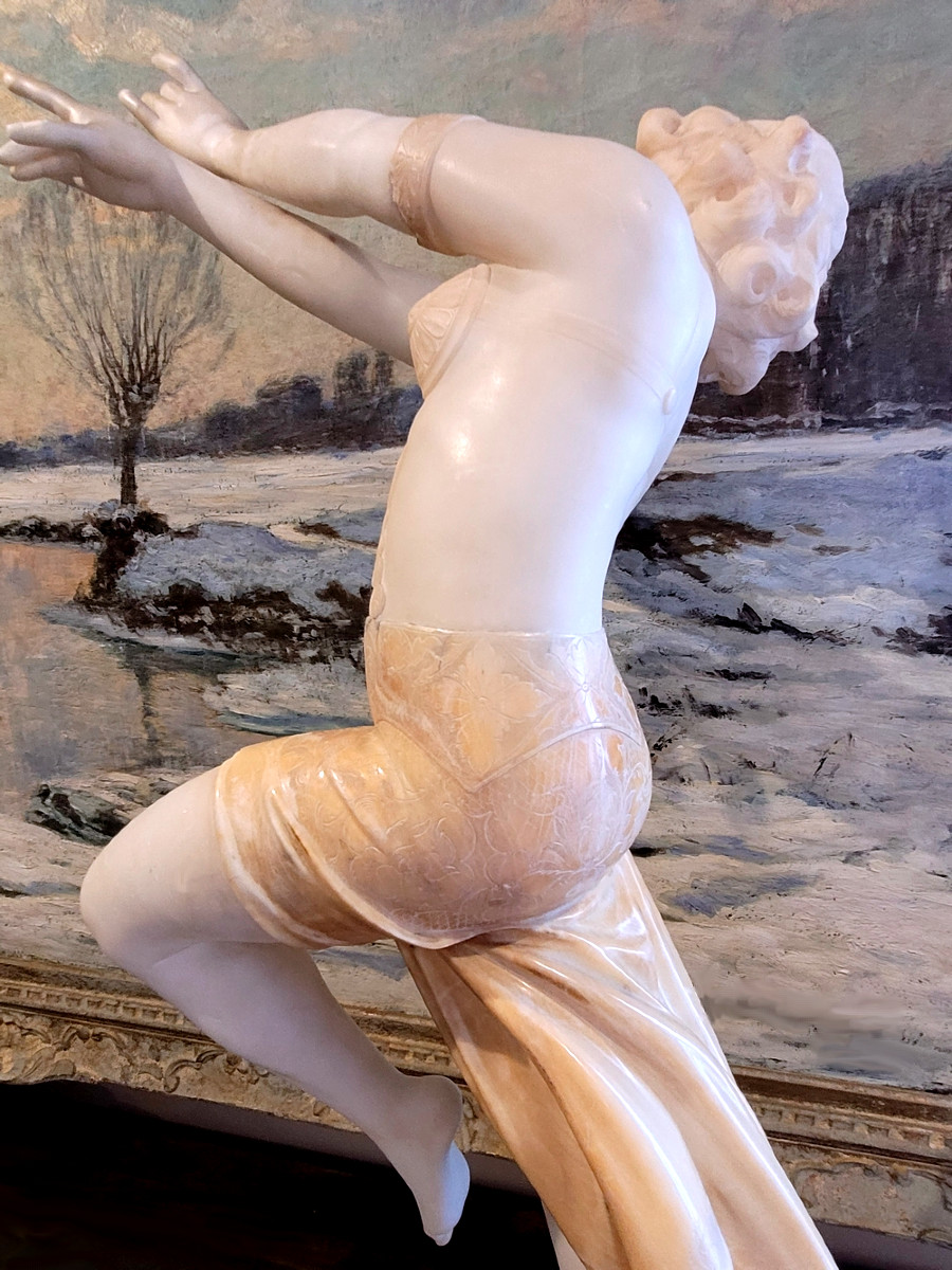 Sculpture By Tancredi Pozzi Italian School-photo-1