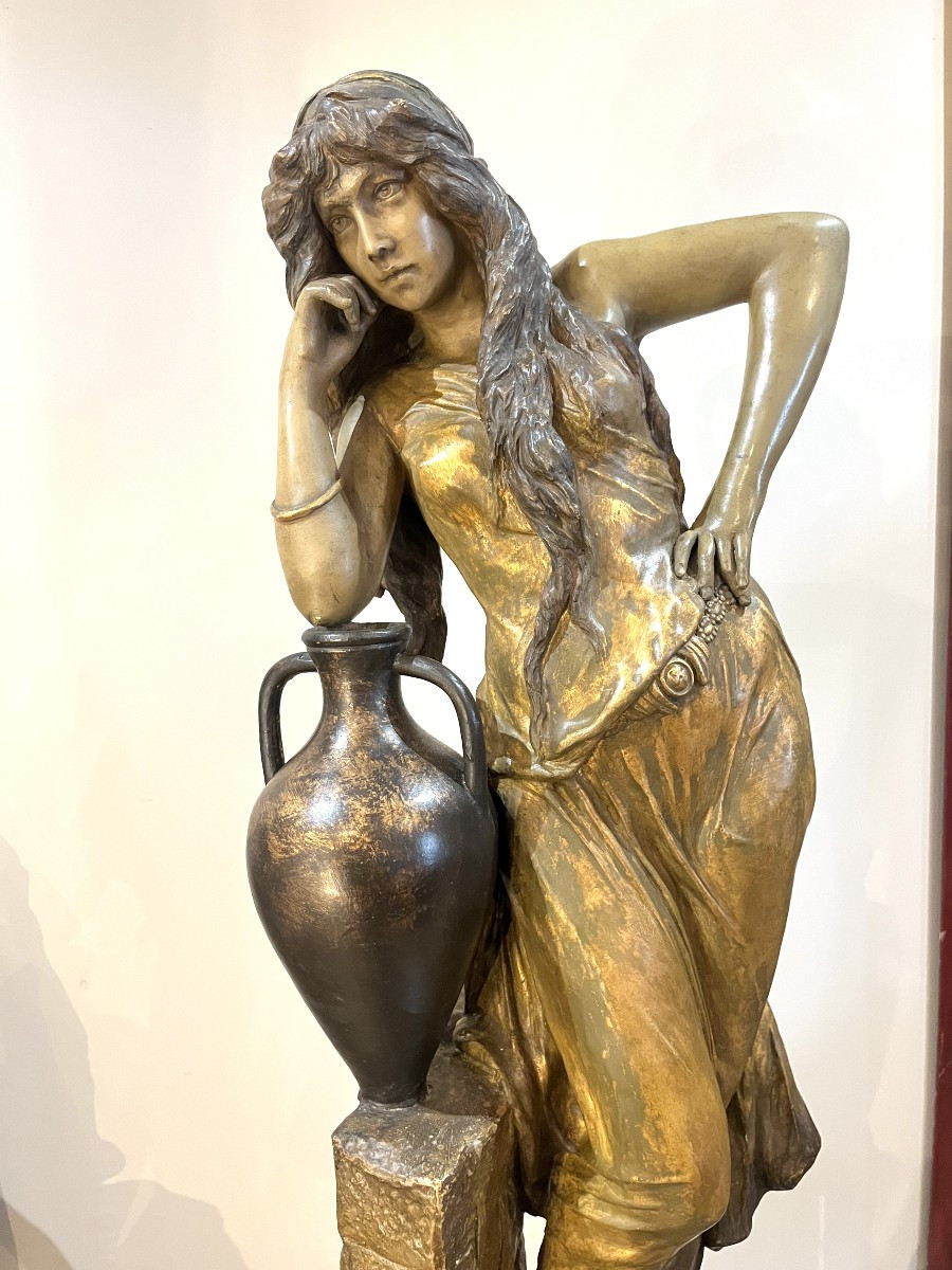 "rebecca" Gilded Terracotta, Goldscheider-photo-2