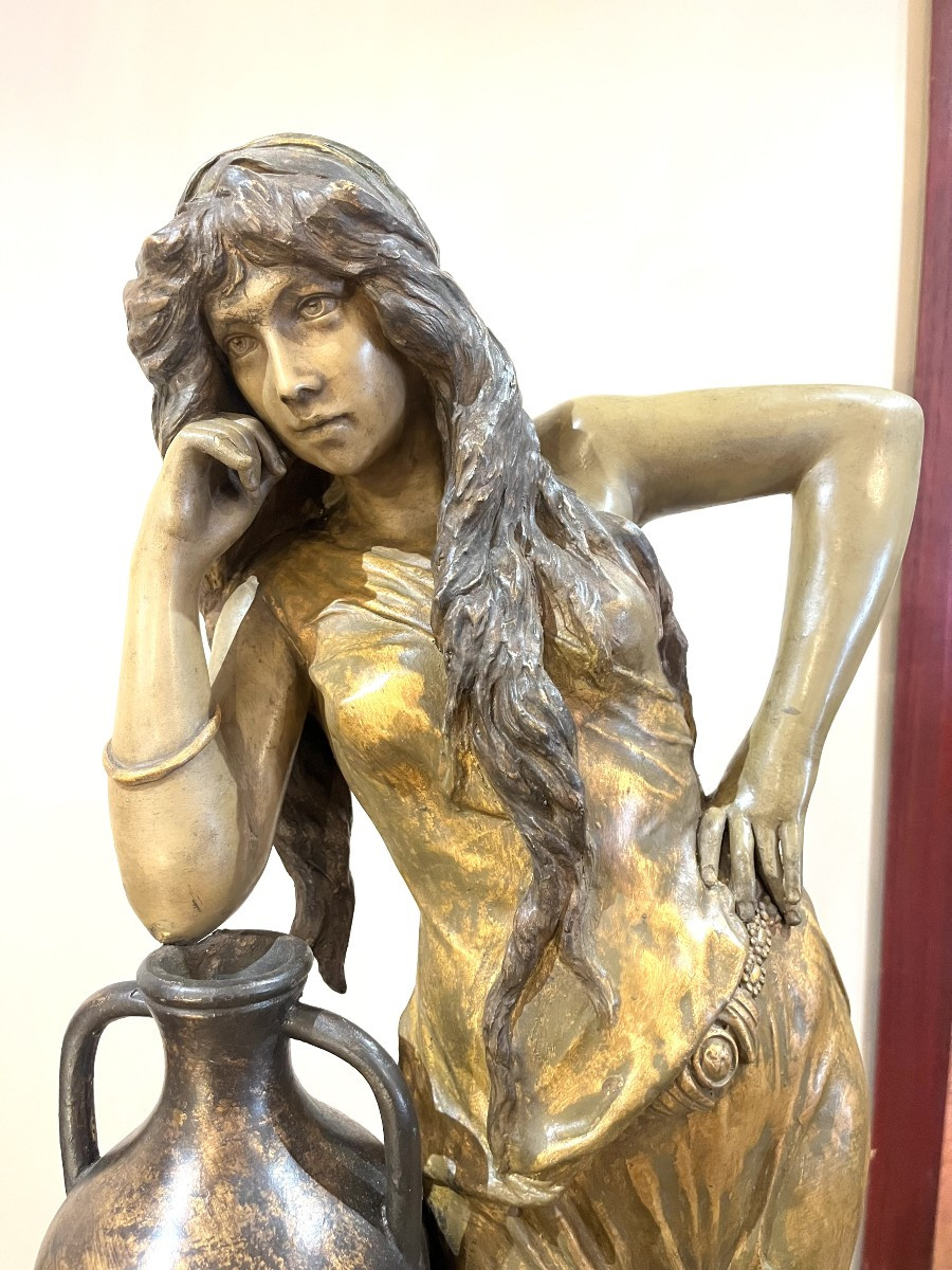 "rebecca" Gilded Terracotta, Goldscheider-photo-3
