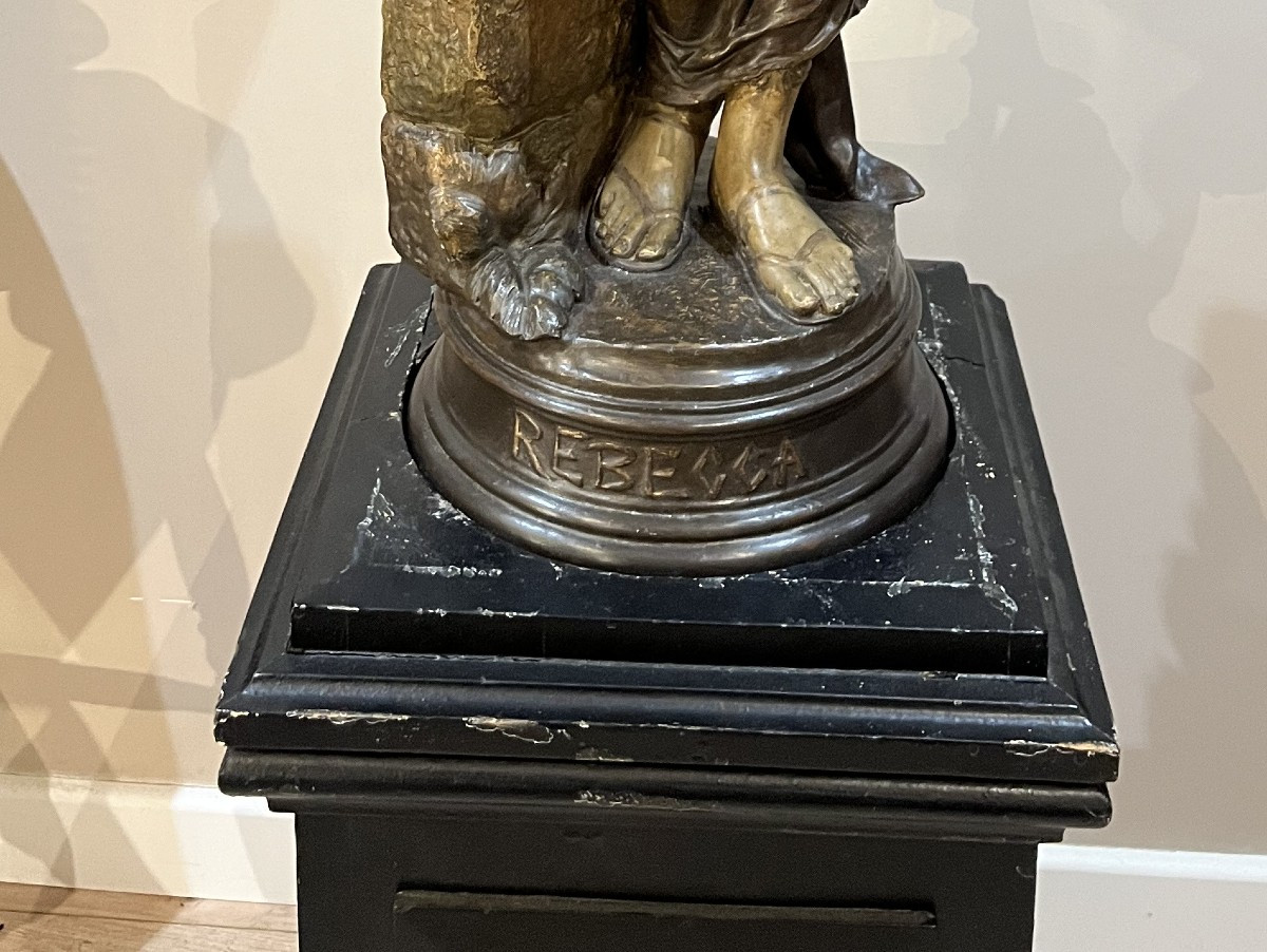 "rebecca" Gilded Terracotta, Goldscheider-photo-4