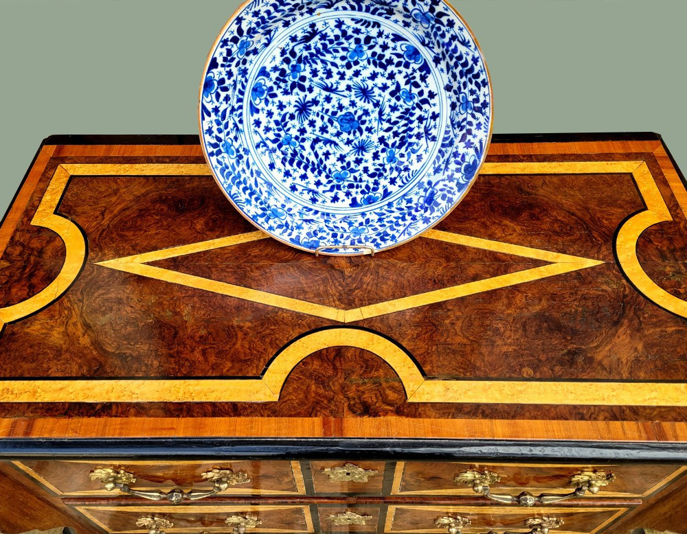 Charmante commode dite Mazarine de style Louis XIV-photo-3