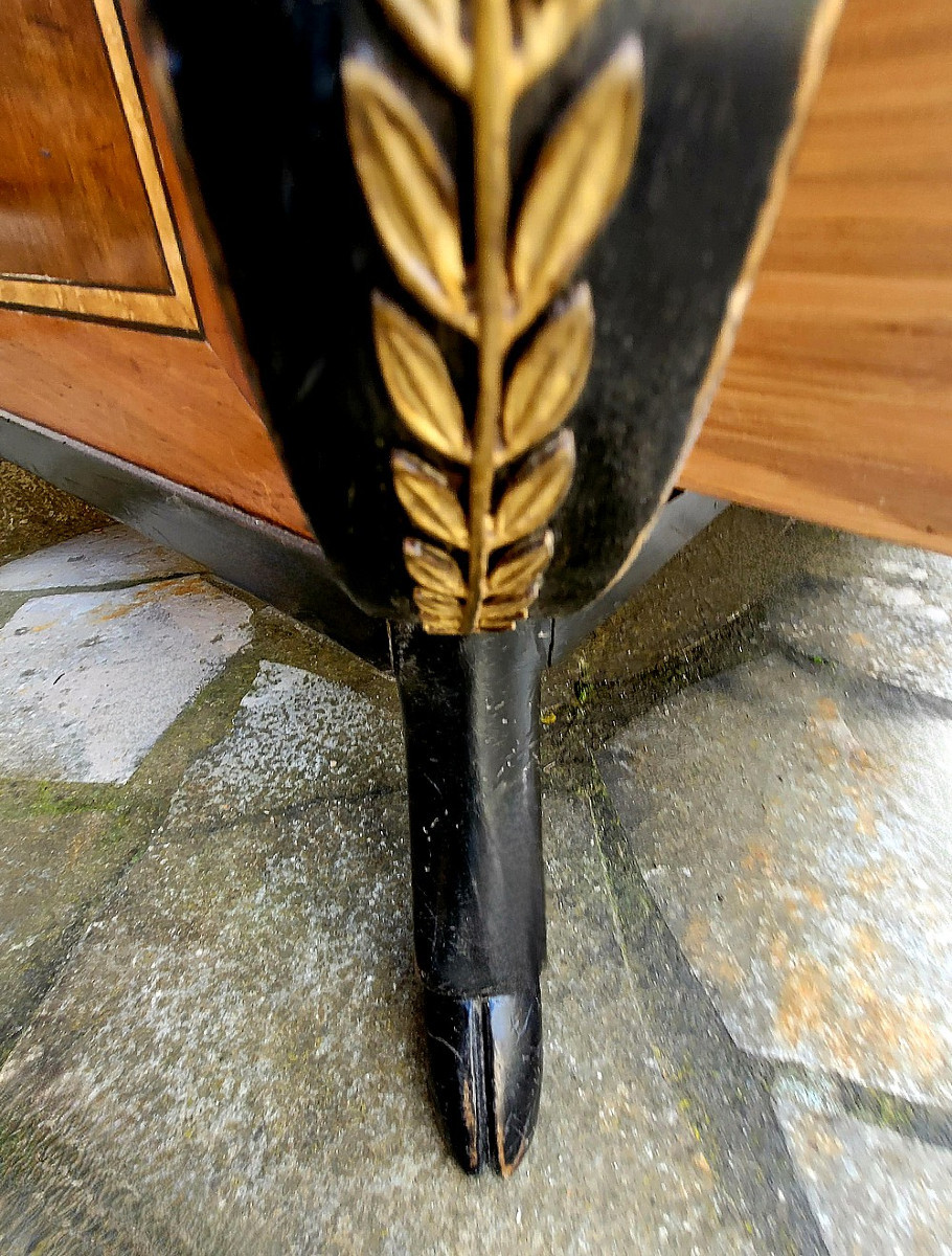 Charmante commode dite Mazarine de style Louis XIV-photo-2