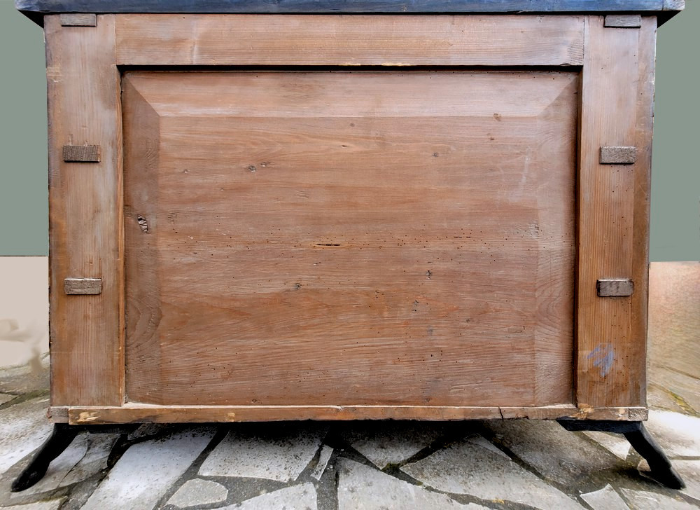 Charmante commode dite Mazarine de style Louis XIV-photo-3