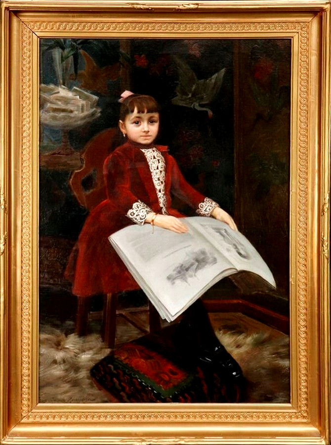 Painting By Jean Jacques Rousseau