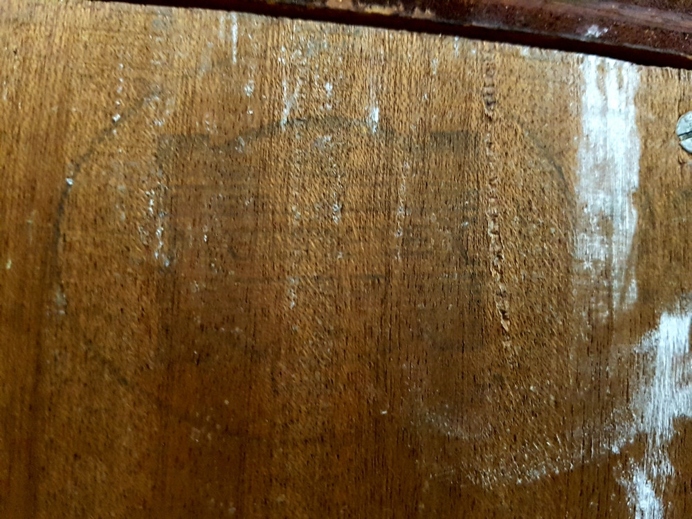 Original 1950s/60s Display Cabinet With Compartments-photo-6