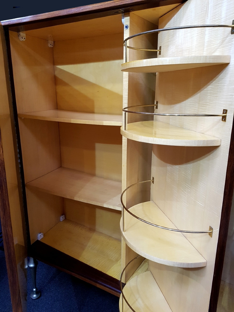 Art Deco Bar Cabinet Attributed To Jules Leleu-photo-1