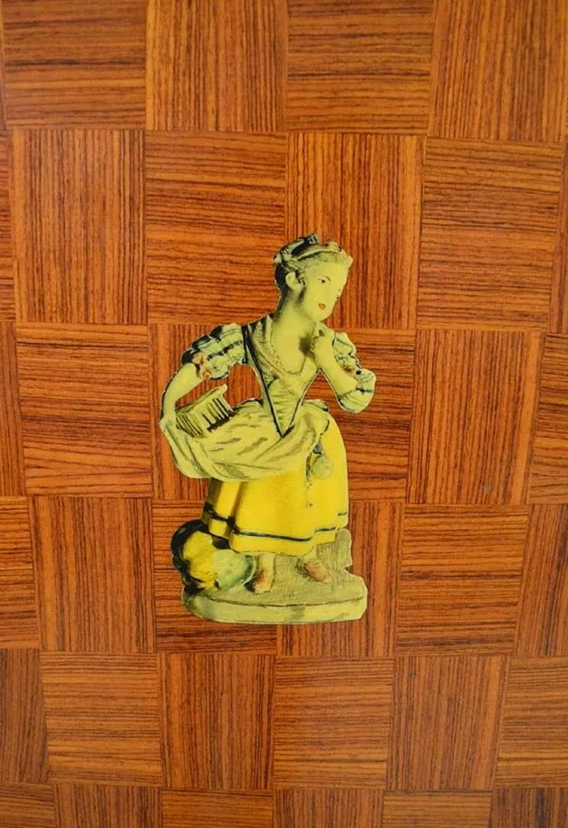 Art Deco Bar Cabinet Attributed To Jules Leleu-photo-7