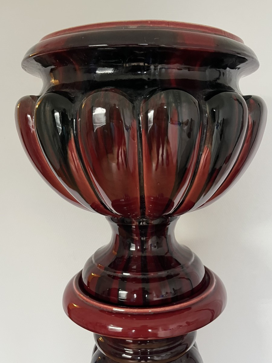 colonne et cache pot esprit "massier "-photo-3