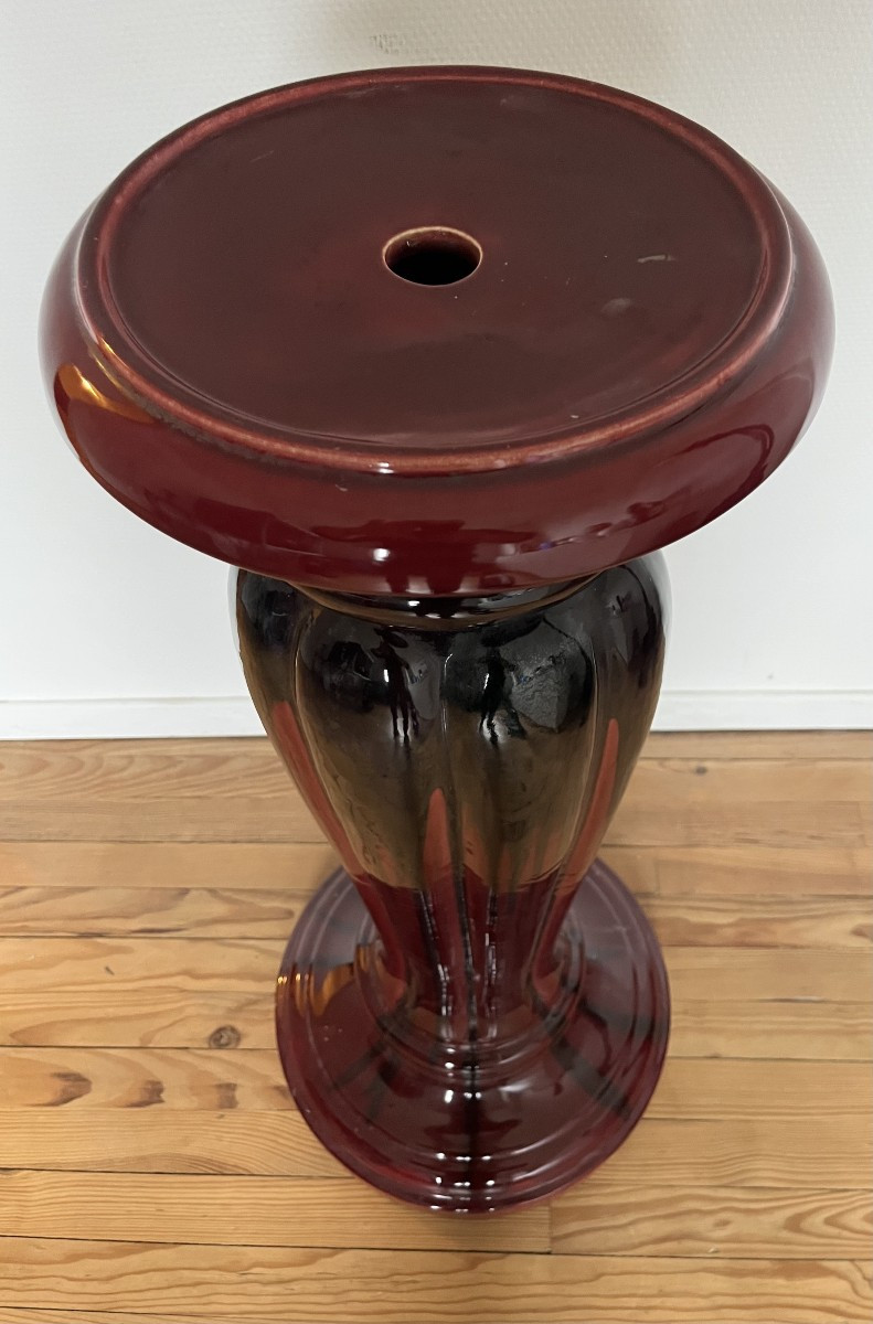 colonne et cache pot esprit "massier "-photo-1