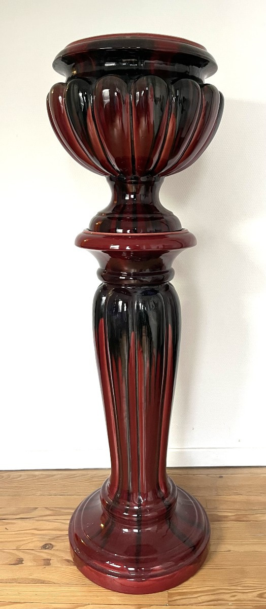 colonne et cache pot esprit "massier "-photo-2