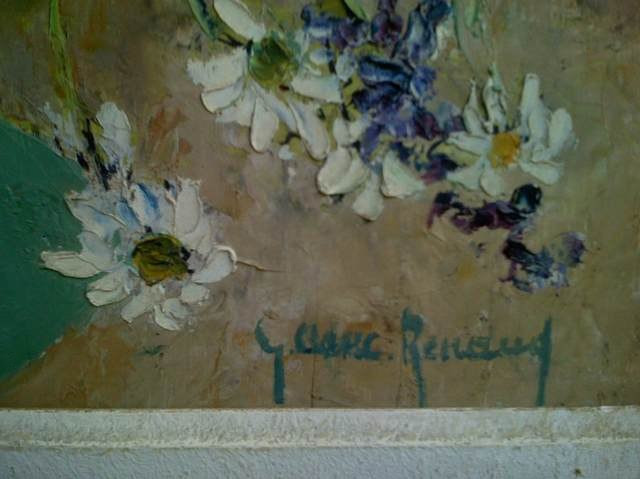 Tableau  signé G. Clerc Renaud-photo-3