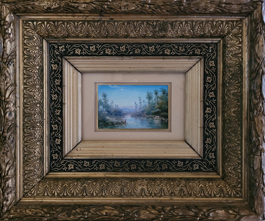 Gouache orientaliste de paul PASCAL-photo-2