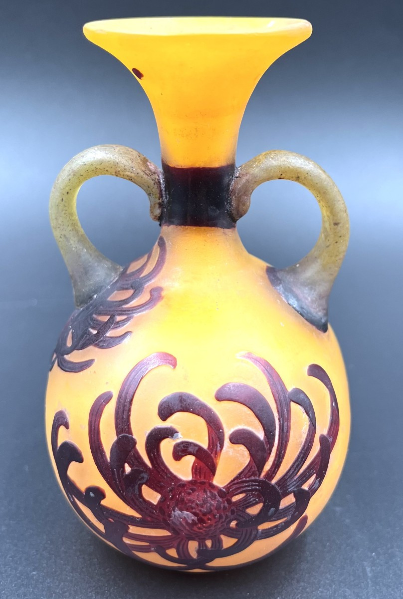 Emile Gallé - Vase With Handles, Japanese -photo-6