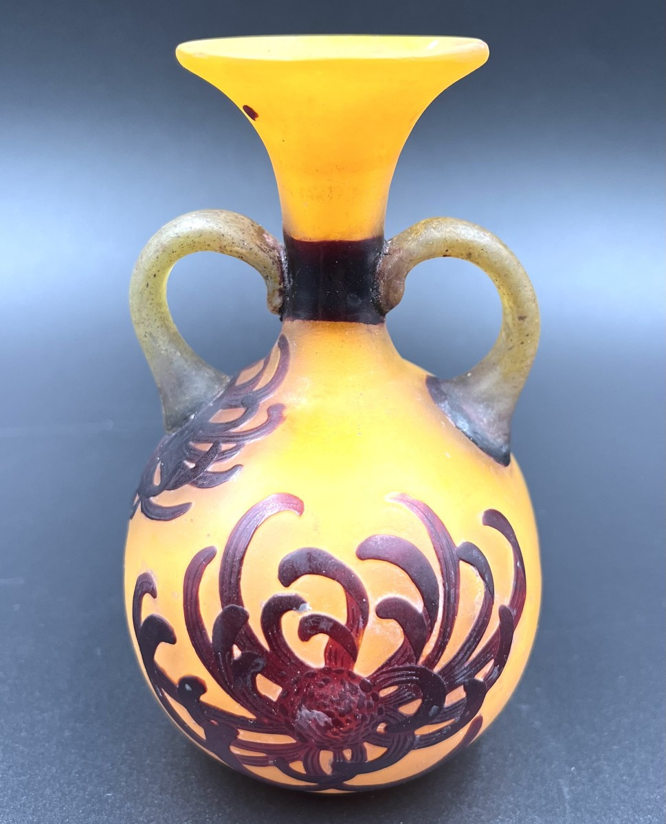 Emile Gallé - Vase With Handles, Japanese 