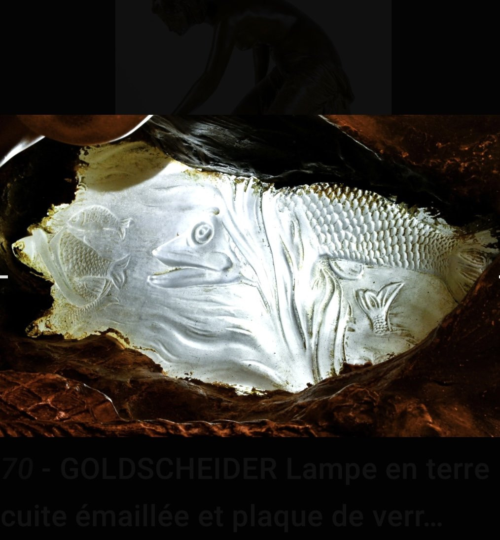 Goldscheider " la pêcheuse" terre cuite  -photo-3