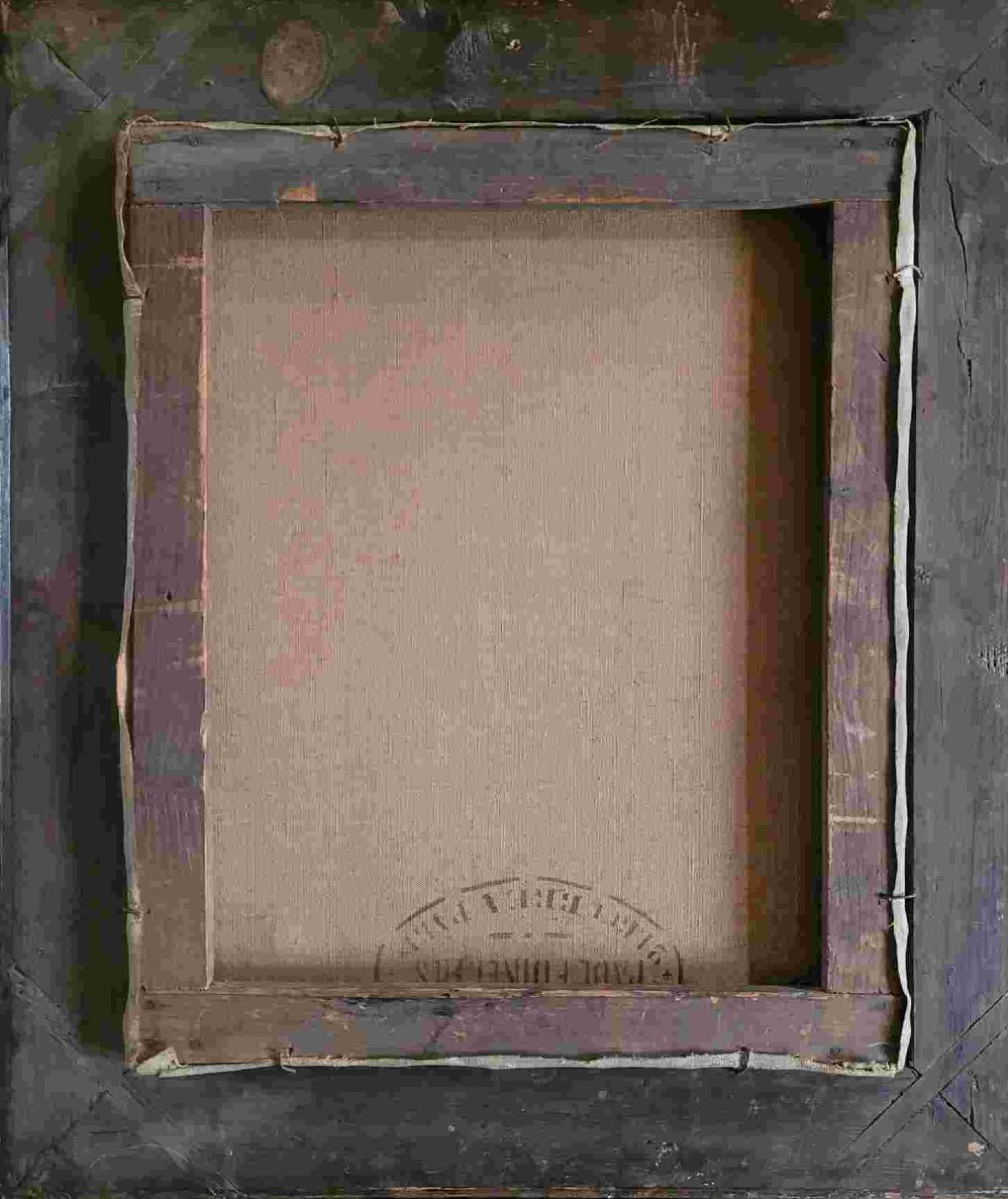 Painting Signed By Th. Patureau And Dated 1903-photo-4