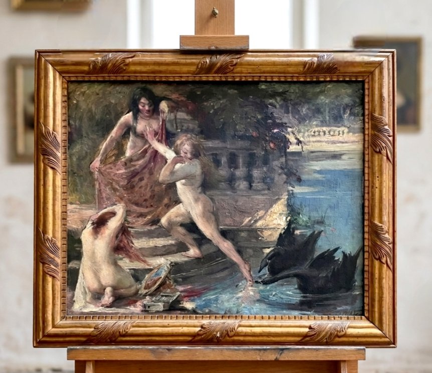 Painting By Albert Pierre Begaud