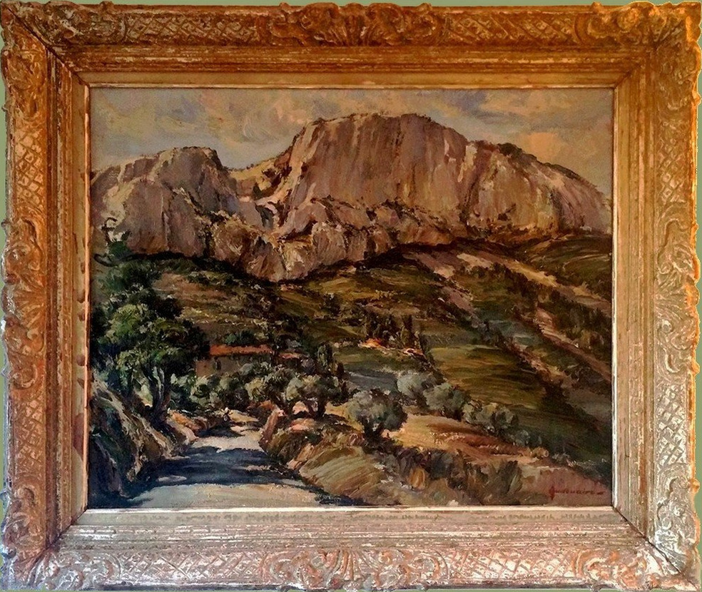 La montagne Sainte Victoire par Henri AUDOUAIRE-photo-2