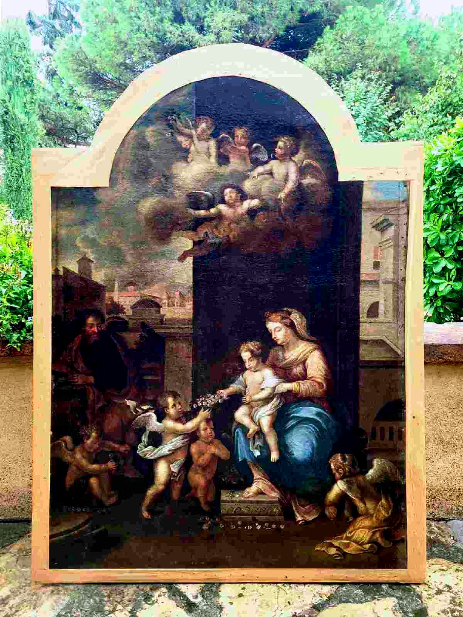 Huile sur toile Etienne VILLEQUIN XVIIe siècle