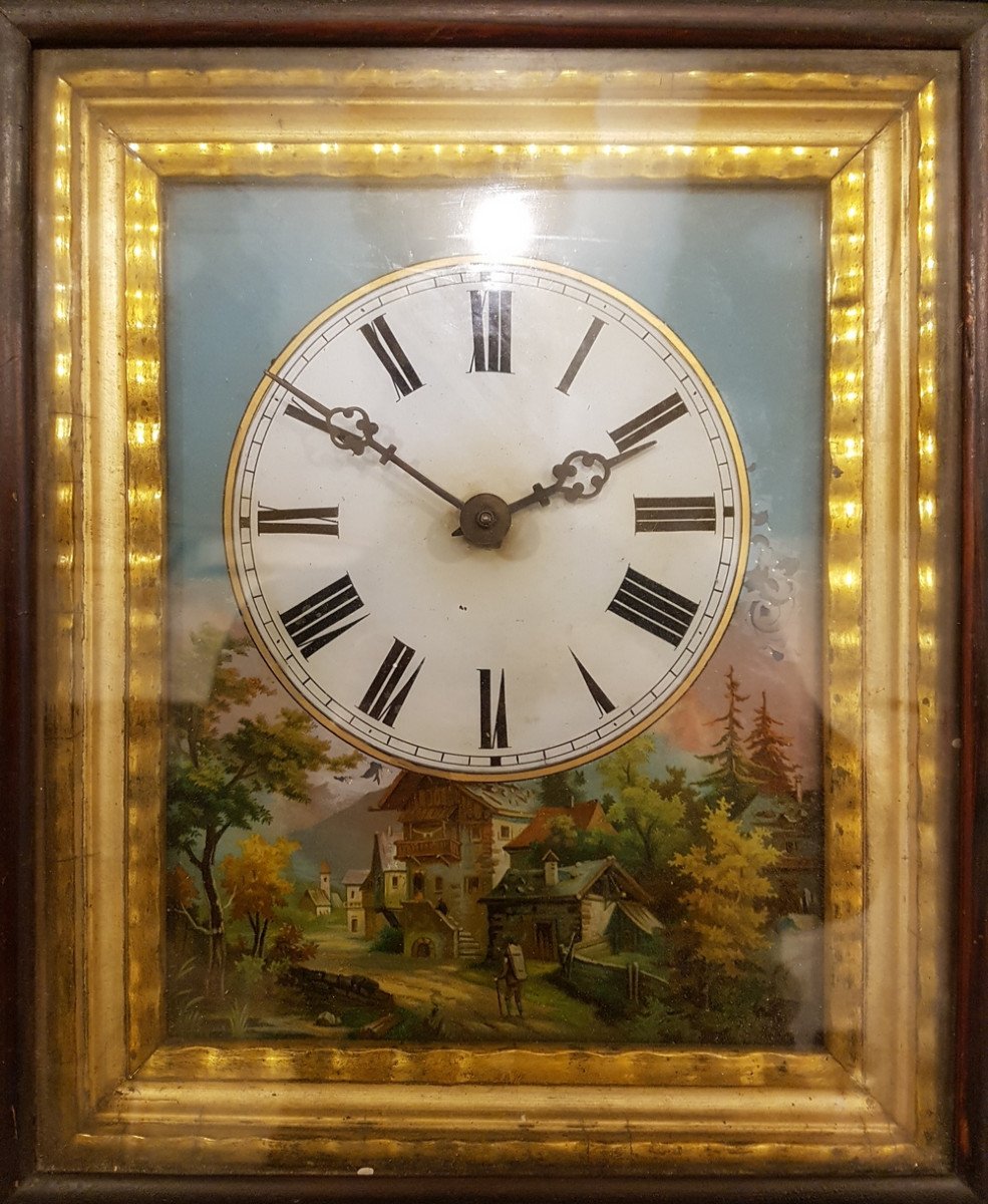 Napoleon III Period Wall Clock-photo-2