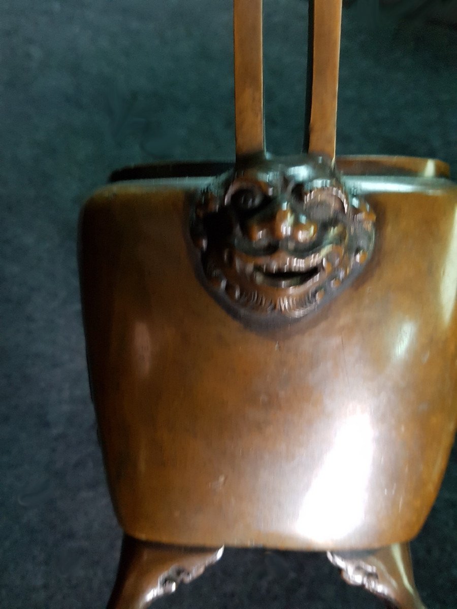 Brule Parfum En Bronze Chine fin XIXe Siècle-photo-4