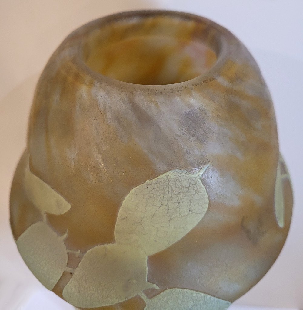 Vase Daum Currency Of The Pope-photo-1