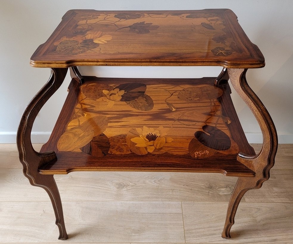 Table With 2 Trays Paul Guth