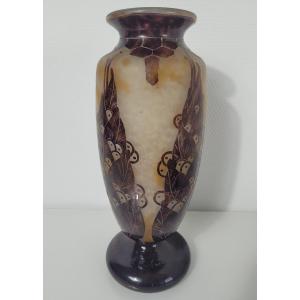 French Glass Vase