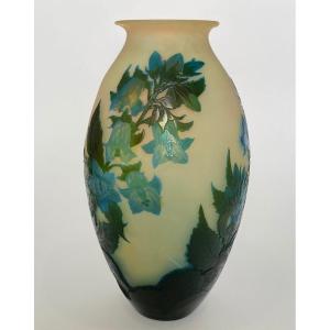 Vase Emile GALLE gentiane 