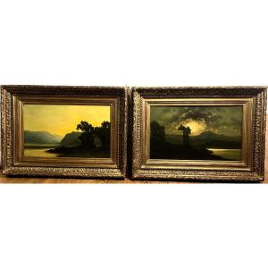 Pair Of 19th Paintings 