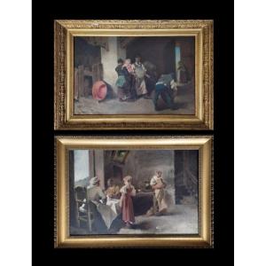 2 tableaux de Gabriel BERINGUIER