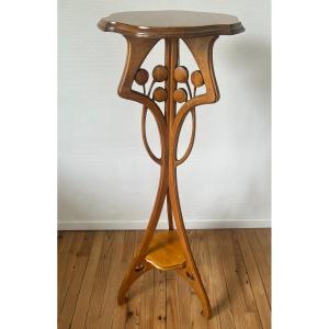Sellette tripode 2 Plateaux  Art Nouveau 