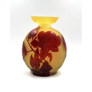Vase Emille Gallé " Magnolias "