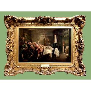 Tableau XIXe de Albert II LUDOVICI