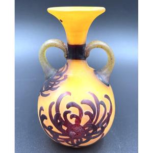 Emile Gallé - Vase With Handles, Japanese 