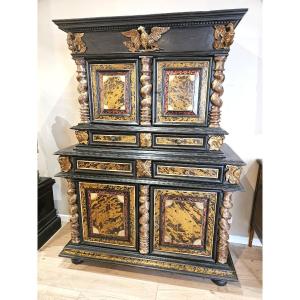 Buffet diminutif à deux corps d’époque Louis XIII, XVIIe siècle