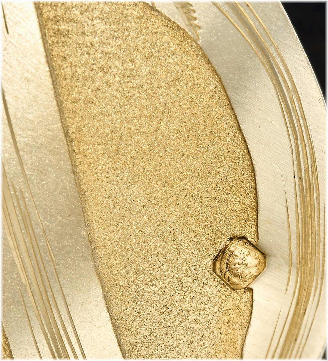 Puiforcat : Art Nouveau Vermeil Sterling Silver Strawberry Serving Set - Iris Pattern -photo-7