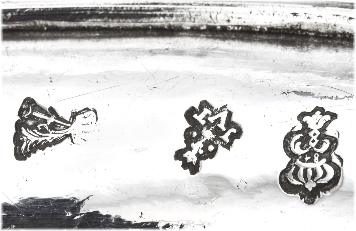 VANCOMBERT : Rare Paire de Flambeaux Argent massif ép. Louis XVI PARIS 1784-photo-4