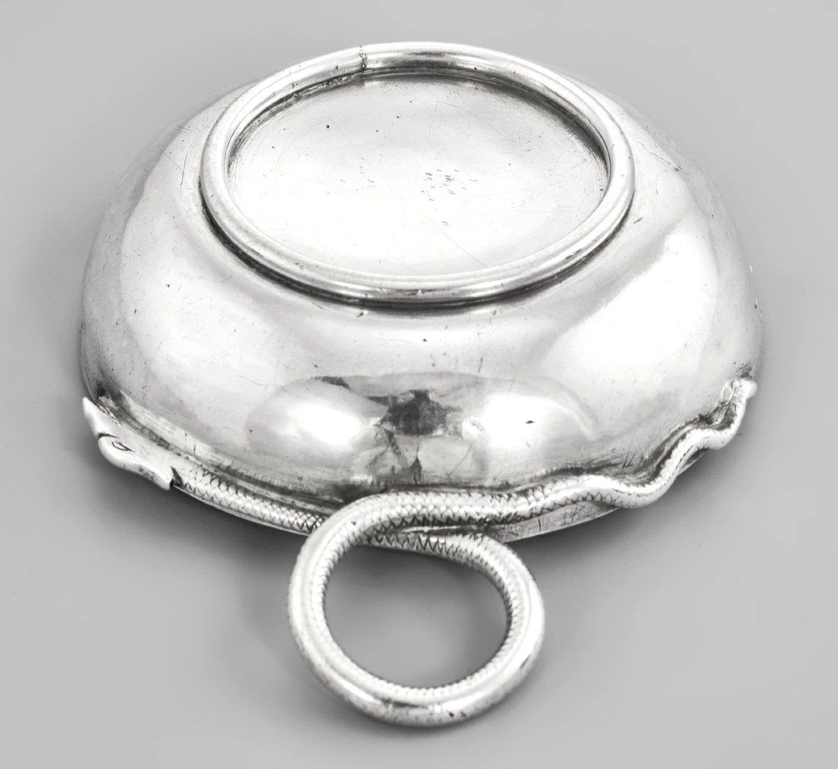 Gaillard: Large Burgundy Wine Taster In Solid Silver 101.2g -  Dijon 1784-photo-2