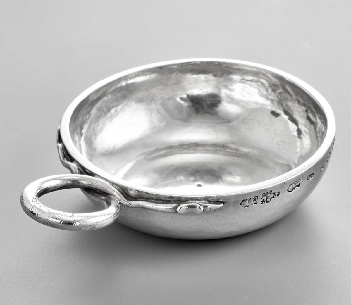 Rare Taste-Vin tourangeau en Argent massif 74,6 gr TOURS 1776-photo-1