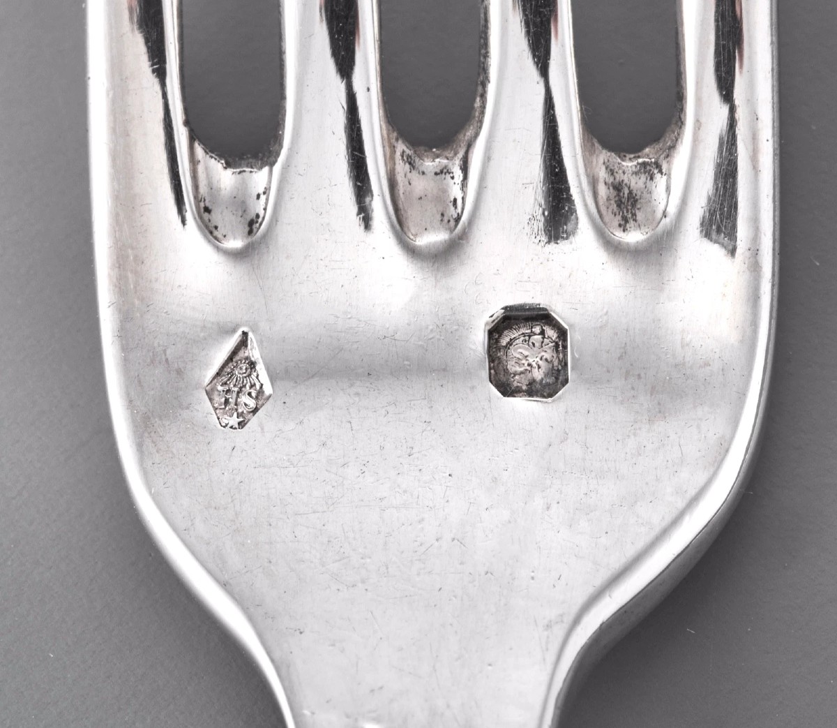 Soufflot : Rare Sterling Silver Art Nouveau "bleeding Heart Flatware Set Knives  Mascaron 36pcs-photo-8