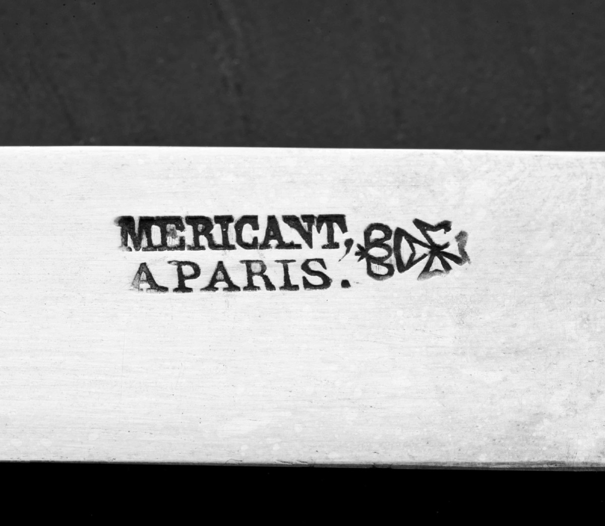  Mericant: 14pc Mother-of-pearl Knife Set, Solid Silver Vermeil, Gold, Charles X Era-photo-5