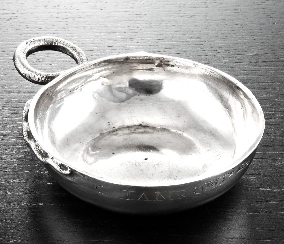 Philibert LEGARE : Taste-Vin Argent massif du XVIIIème BOURGOGNE AVALLON 1774-photo-2