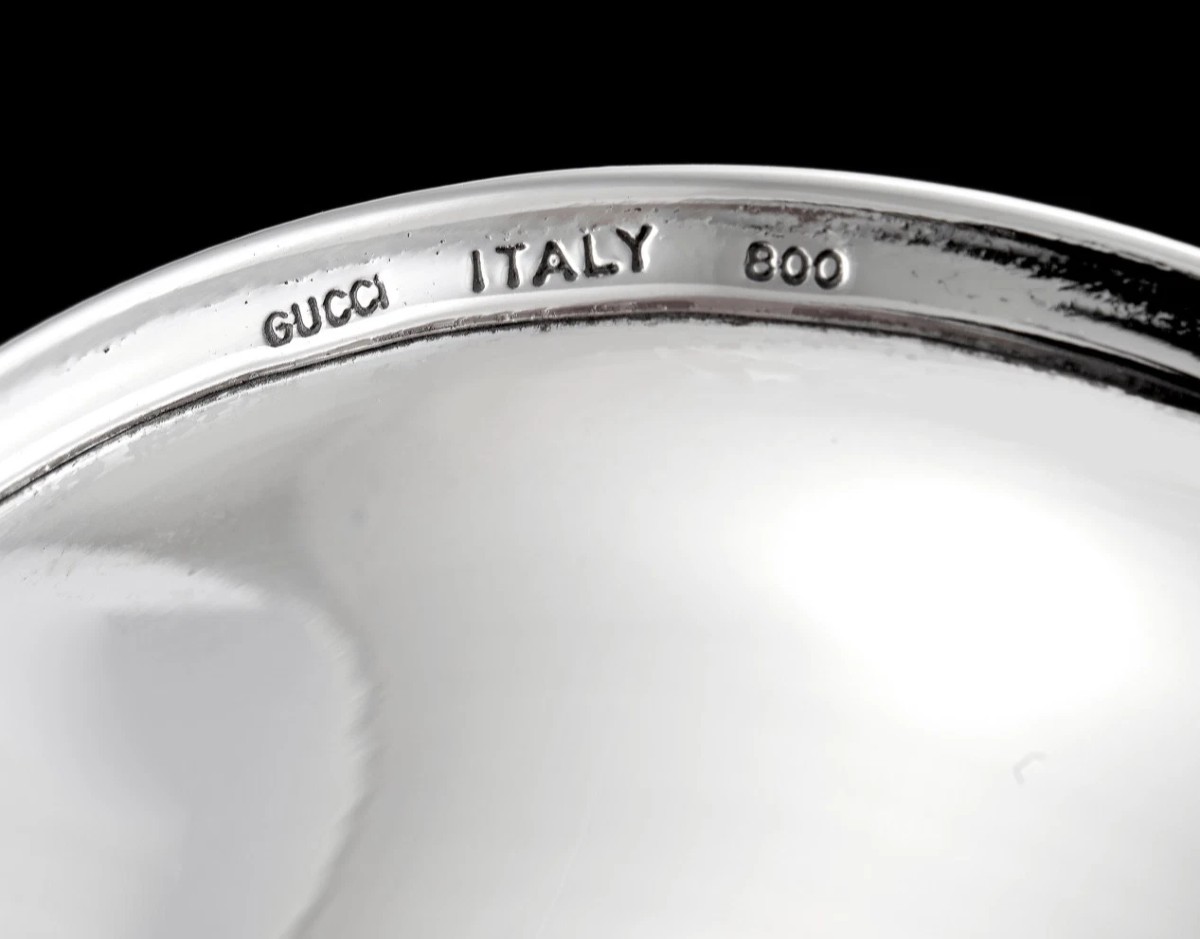 Gucci : Solid Silver Hunting Stirrup Cup - Stag's Head Design-photo-5