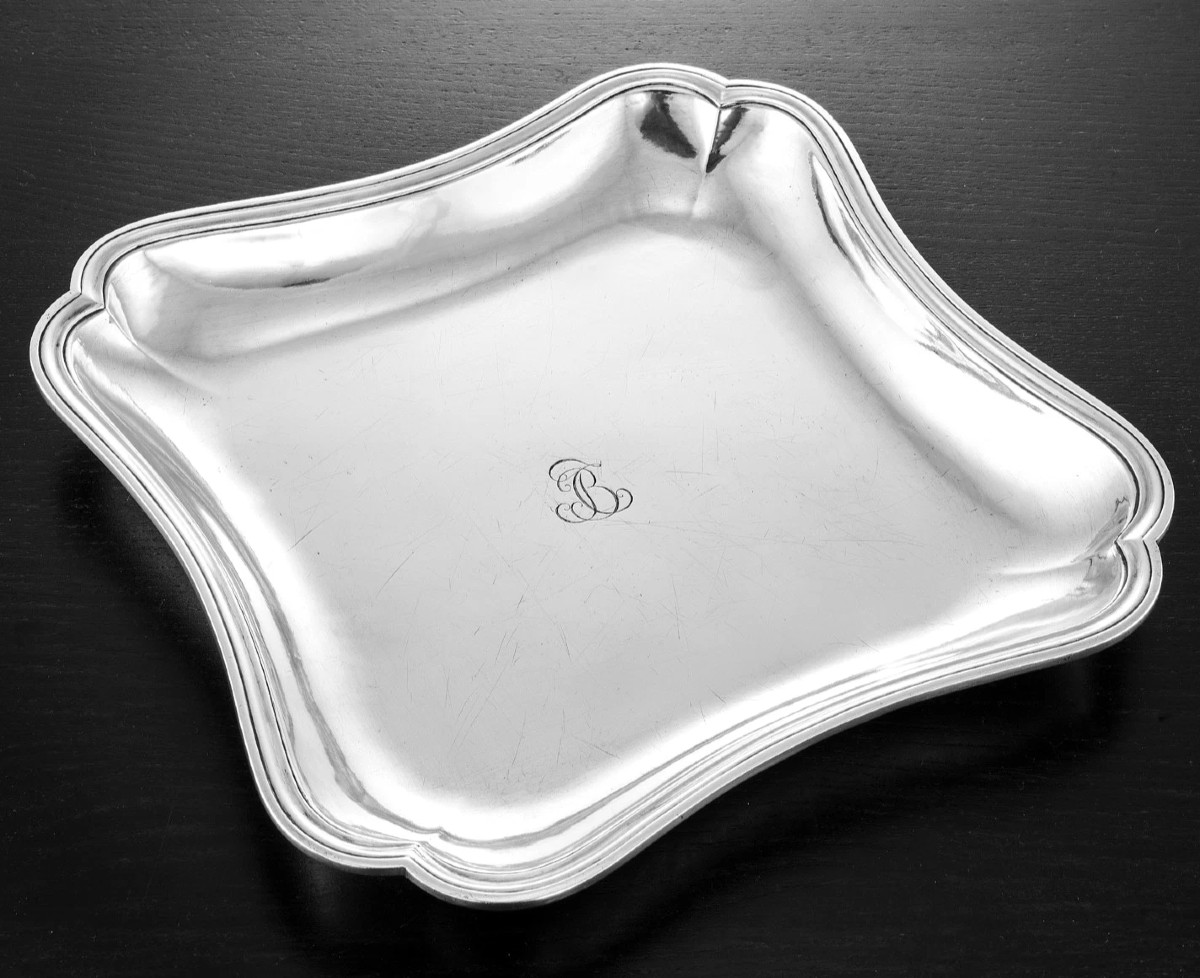 J.B VINAY : Rare Jatte en Argent massif XVIIIème AVIGNON c.1760-photo-2