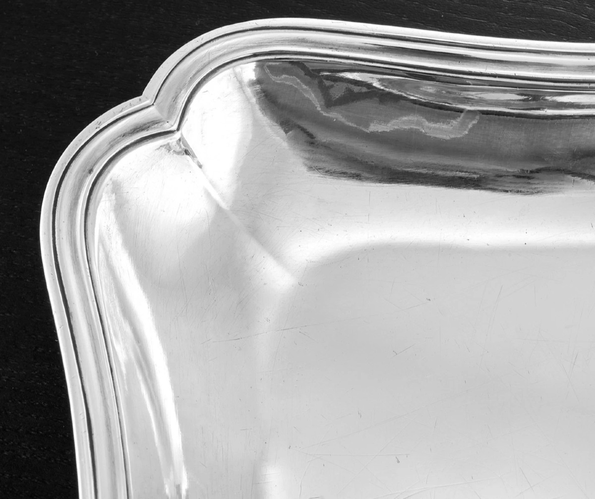 J.B VINAY : Rare Jatte en Argent massif XVIIIème AVIGNON c.1760-photo-3