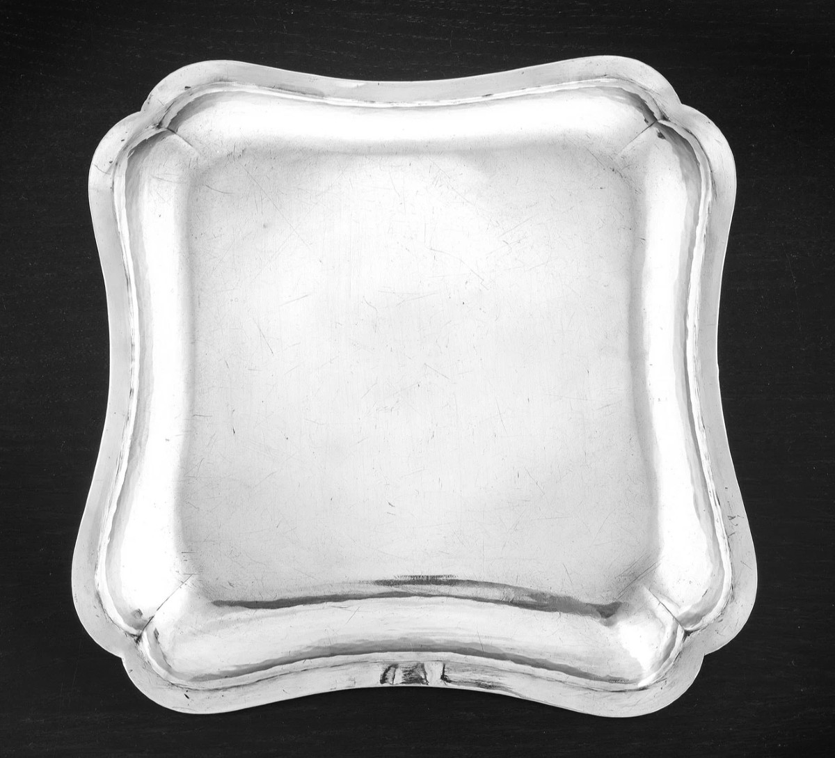 J.B VINAY : Rare Jatte en Argent massif XVIIIème AVIGNON c.1760-photo-4