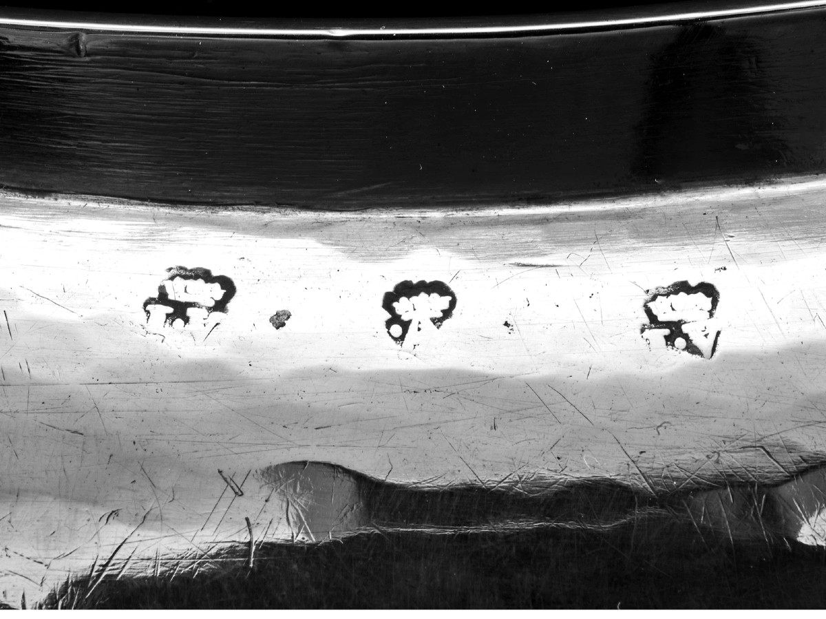 J.B VINAY : Rare Jatte en Argent massif XVIIIème AVIGNON c.1760-photo-1